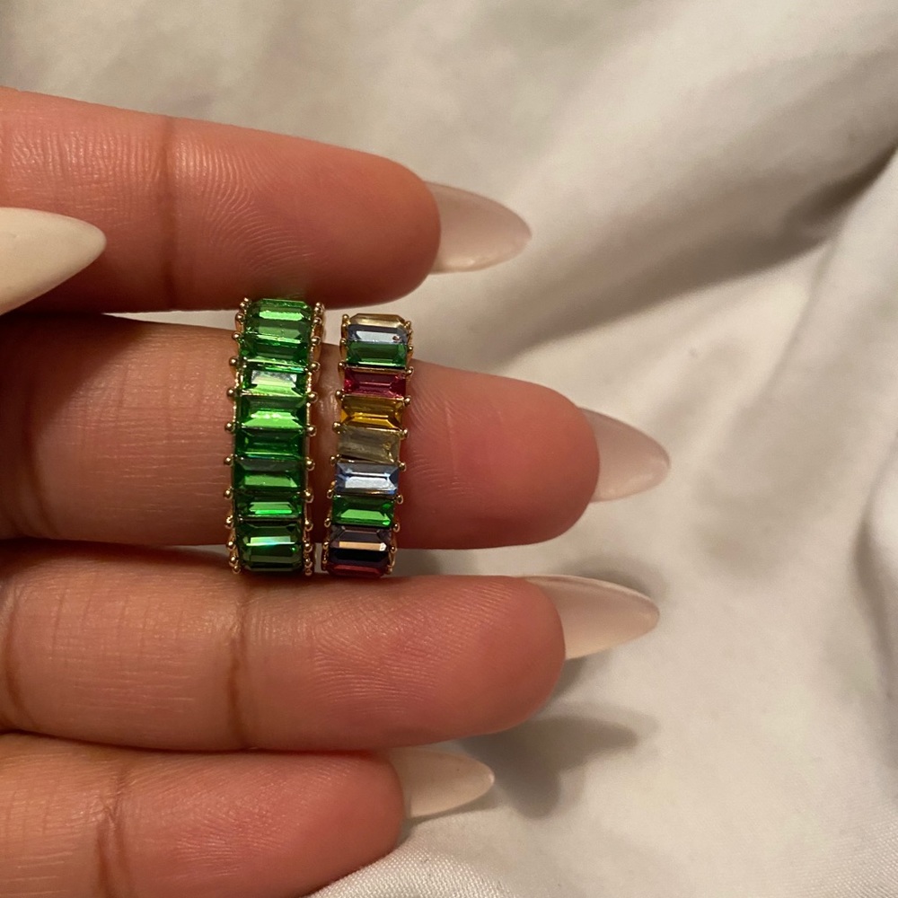 Colorful Stone Rings